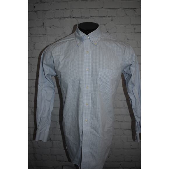 Brooks Brothers Dress Shirt 1818 Mens Size Large Regent Fit Cotton Non-Iron - Picture 5 of 6